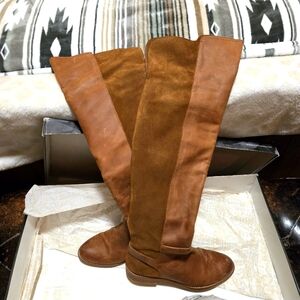 ⭐️MTNG over the knee suede boot